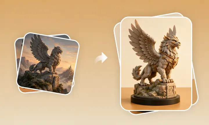 Beispiel einer fantastischen Wächterstatue