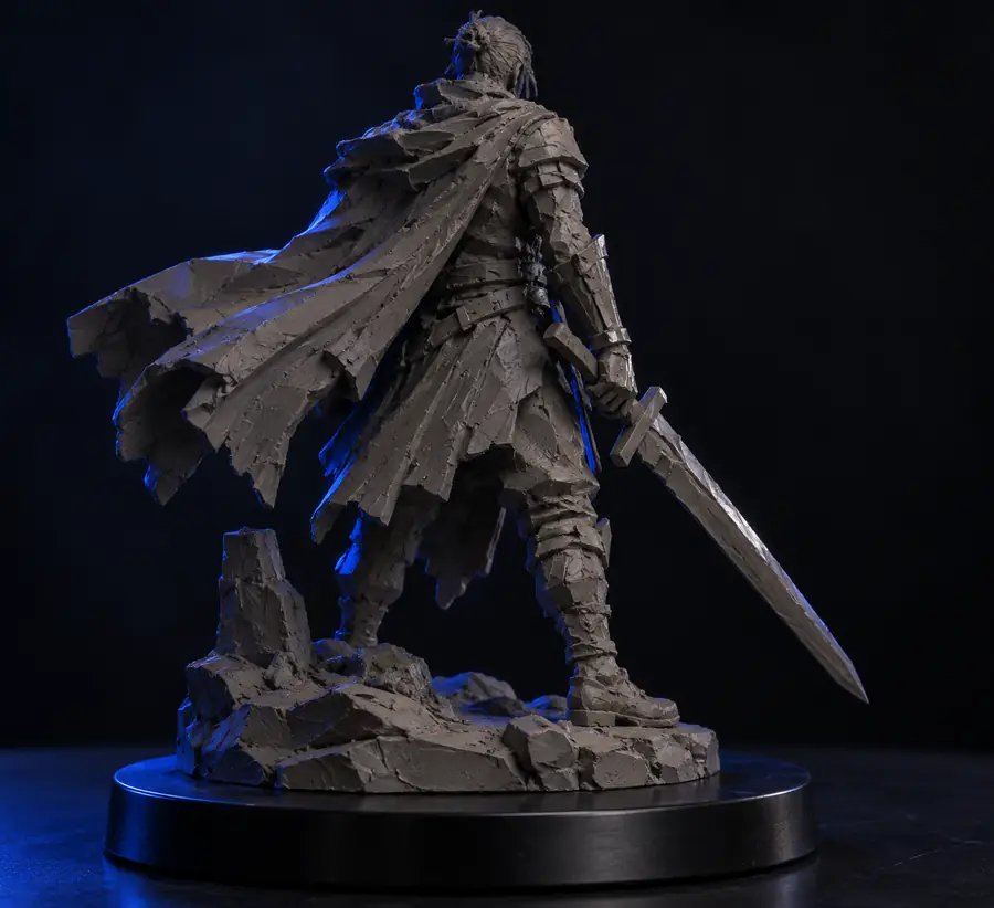 A rough 3D concept before refinement