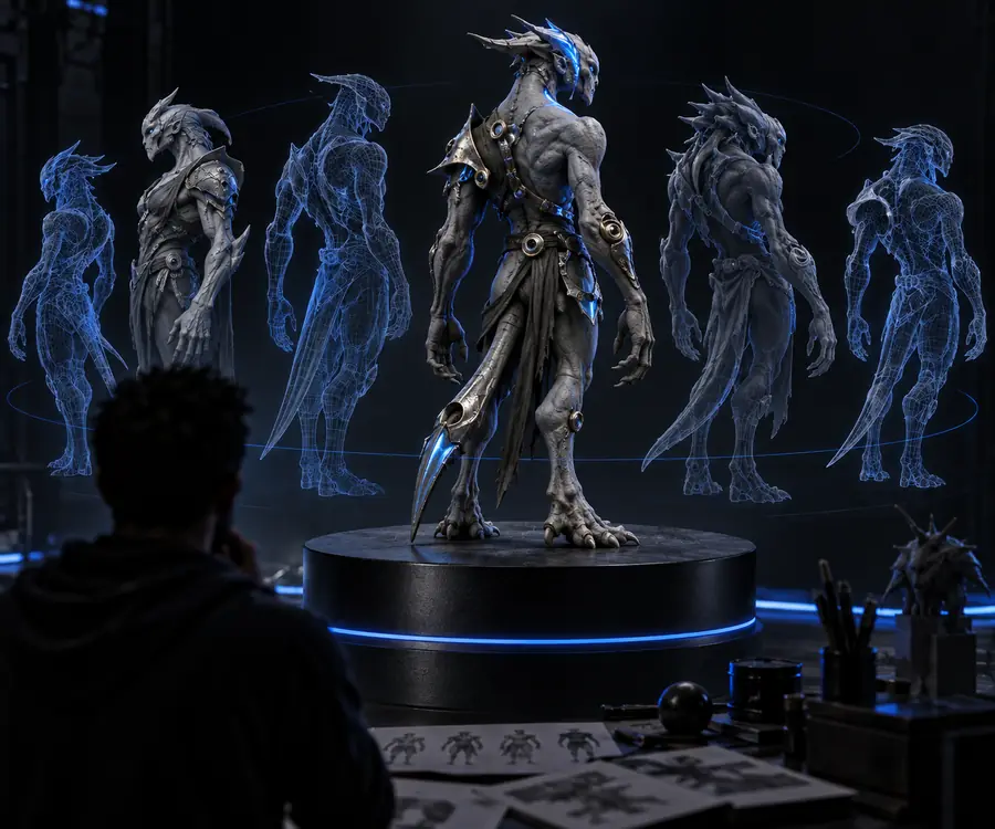 3D concept model for visual exploration